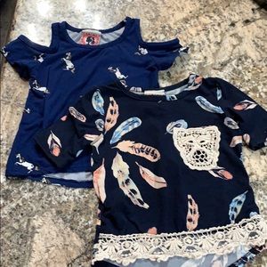 2 dream girl shirts 2T